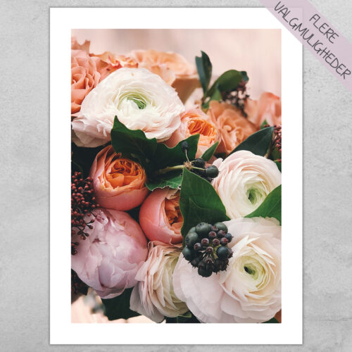 Plakat - Blomster Plakater - stort udvalg hos Hjemlux.dk