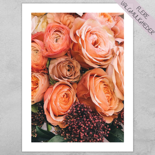 Plakat - Blomster Plakater - stort udvalg hos Hjemlux.dk