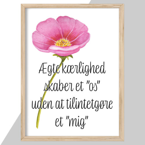 Plakat - citat & tekst plakater - stort udvalg hos Hjemlux.dk