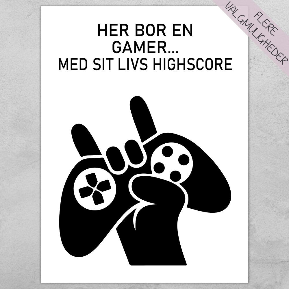 Plakat - Personlige plakater - stort udvalg hos Hjemlux.dk