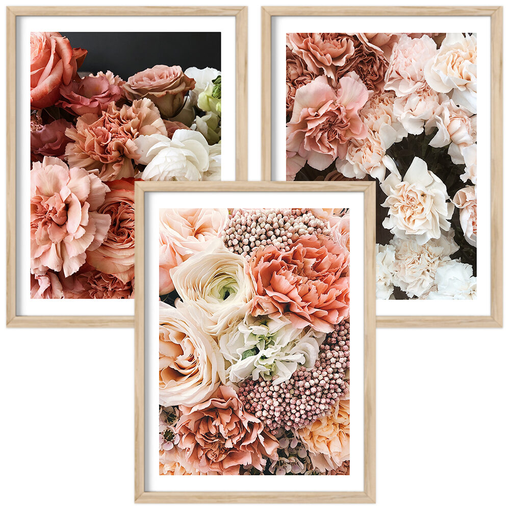 Plakater med blomster og planter