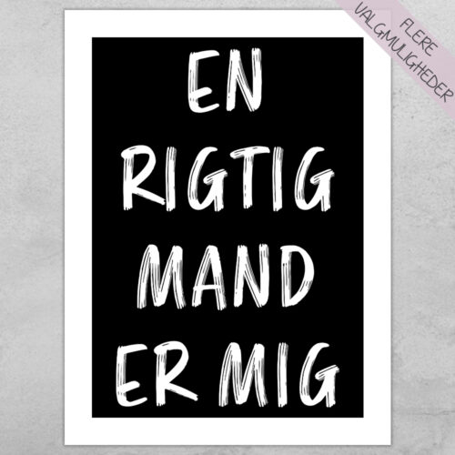 Plakat - citat & tekst plakater - stort udvalg hos Hjemlux.dk