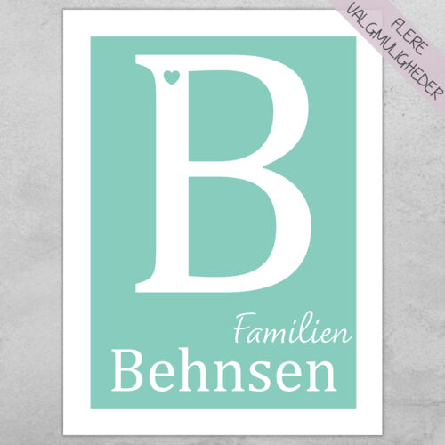 Plakat - personlige plakater - plakater - stort udvalg hos Hjemlux.dk