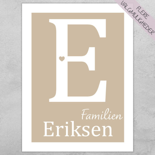 Plakat - personlige plakater - plakater - stort udvalg hos Hjemlux.dk