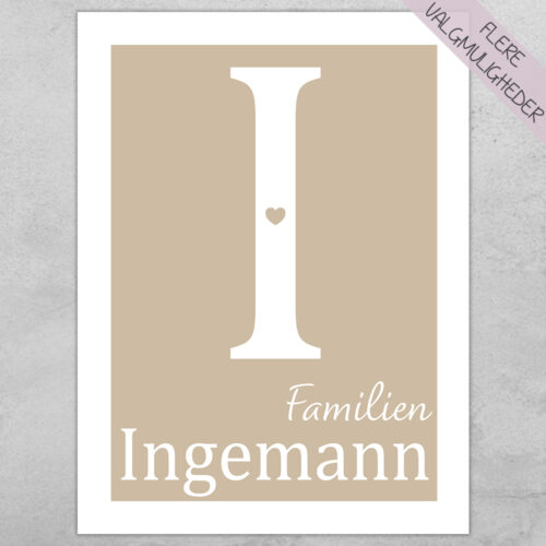 Plakat - personlige plakater - plakater - stort udvalg hos Hjemlux.dk