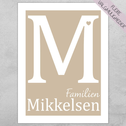 Plakat - personlige plakater - plakater - stort udvalg hos Hjemlux.dk