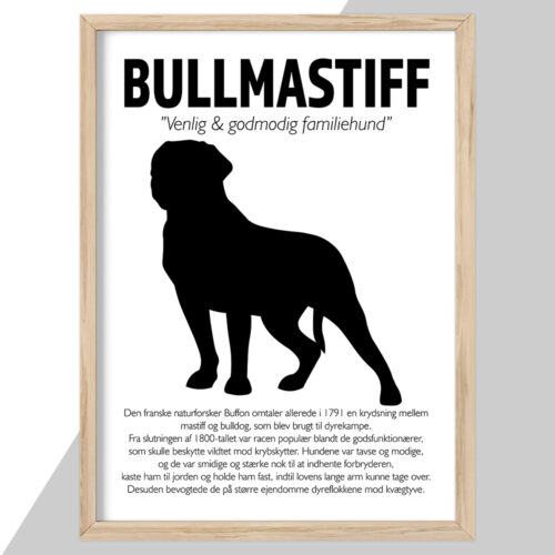 Plakat - personlige hunde plakater - stort udvalg hos Hjemlux.dk