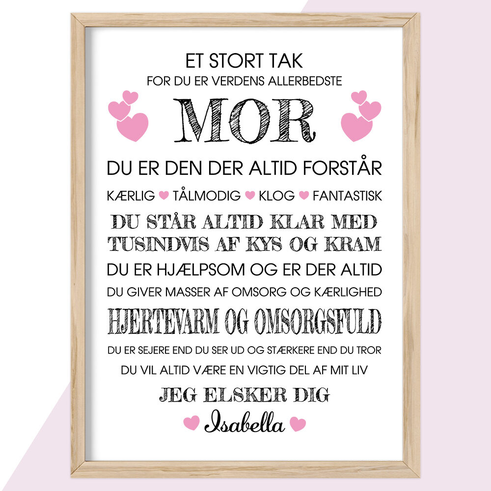 Plakat - personlige plakater - plakater - stort udvalg hos Hjemlux.dk