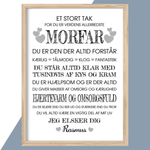 Plakat - personlige plakater - plakater - stort udvalg hos Hjemlux.dk