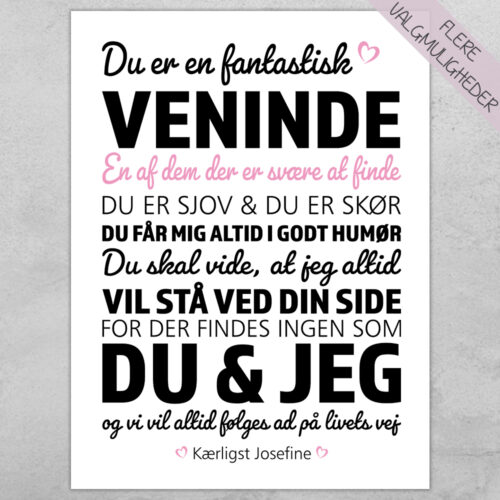 Plakat - personlige plakater - plakater - stort udvalg hos Hjemlux.dk