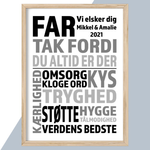 Plakat - personlige plakater - plakater - stort udvalg hos Hjemlux.dk