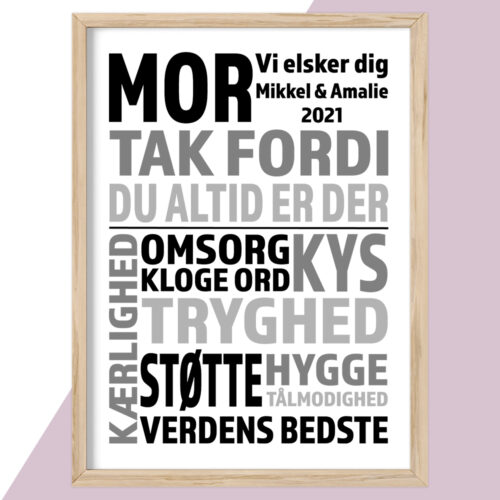 Plakat - personlige plakater - plakater - stort udvalg hos Hjemlux.dk
