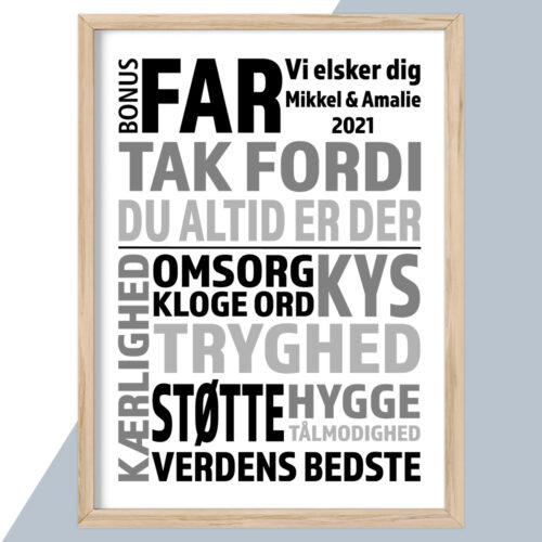 Plakat - personlige plakater - plakater - stort udvalg hos Hjemlux.dk