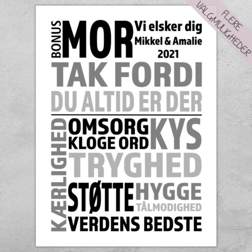 Plakat - personlige plakater - plakater - stort udvalg hos Hjemlux.dk