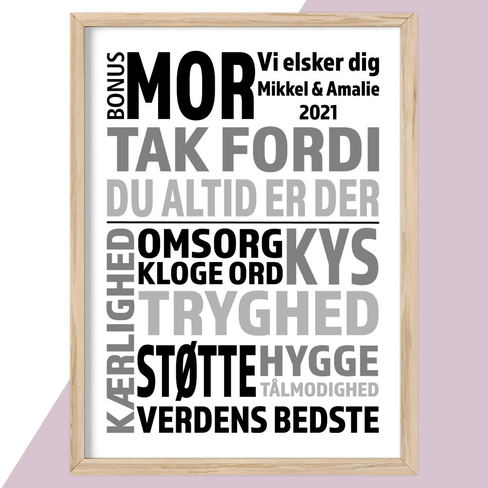 Plakat - personlige plakater - plakater - stort udvalg hos Hjemlux.dk
