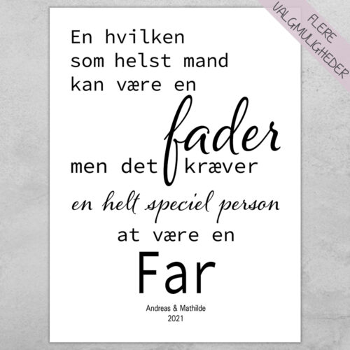 Plakat - personlige plakater - plakater - stort udvalg hos Hjemlux.dk