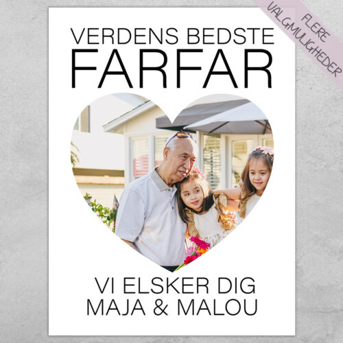 Plakat - personlige plakater - plakater - stort udvalg hos Hjemlux.dk