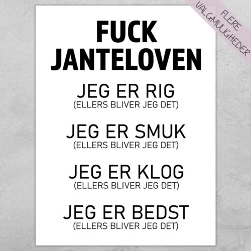 Plakat - plakater - stort udvalg hos Hjemlux.dk
