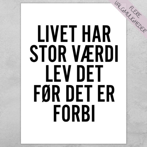 Plakat - plakater - stort udvalg hos Hjemlux.dk