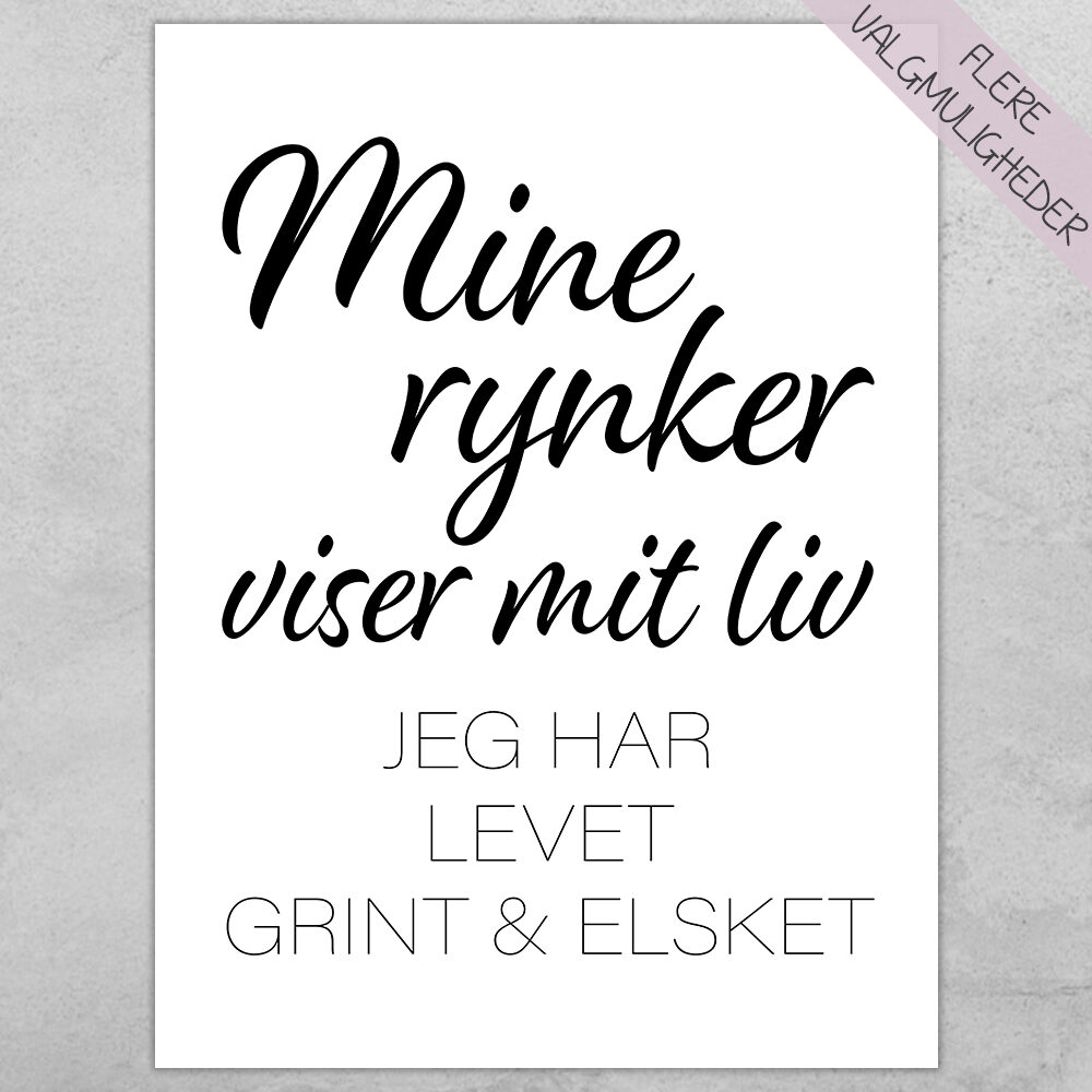 Plakat - plakater - stort udvalg hos Hjemlux.dk