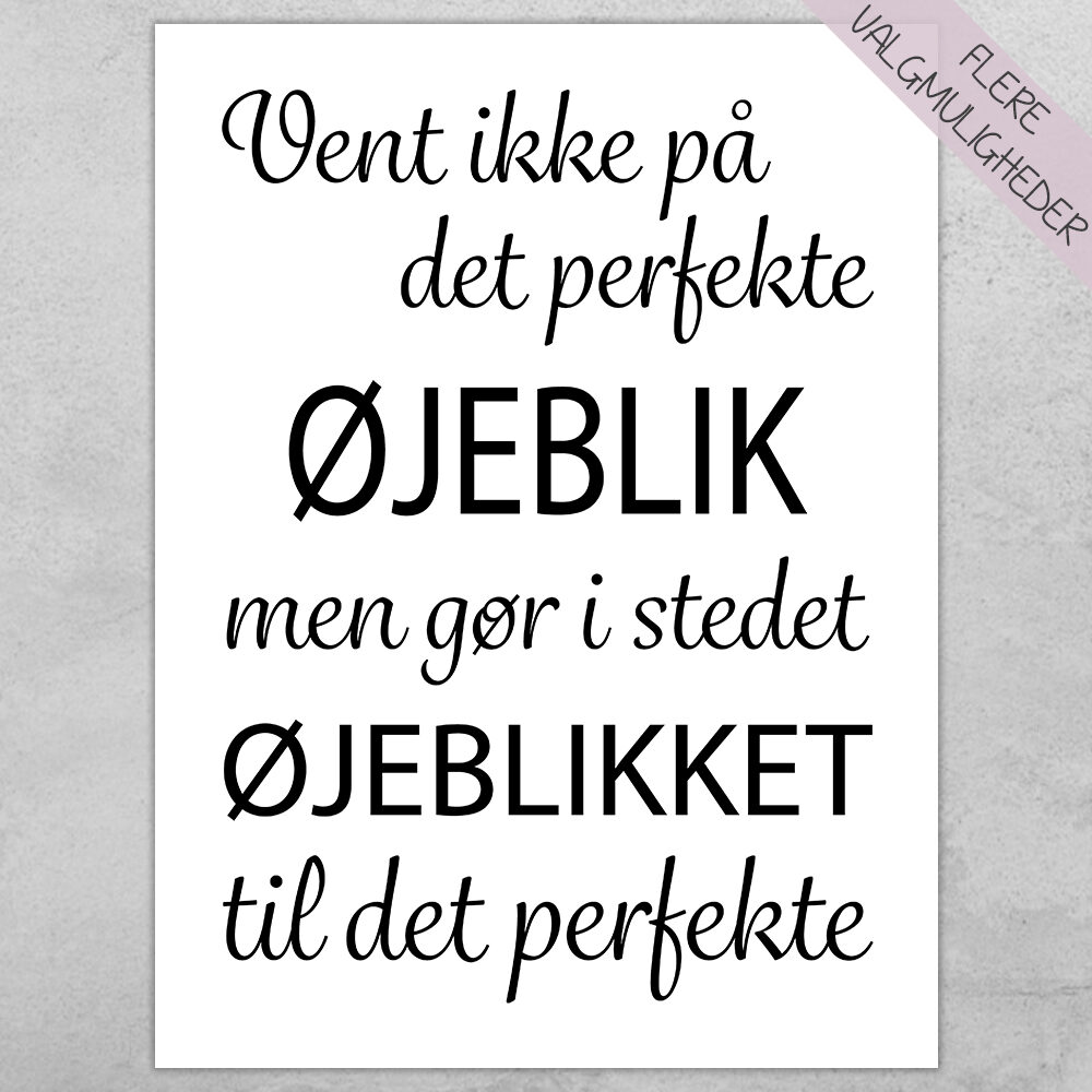 Plakat - plakater - stort udvalg hos Hjemlux.dk