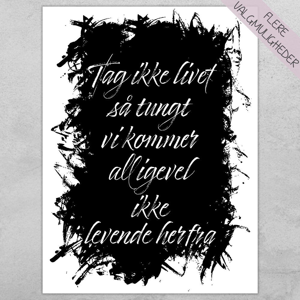 Plakat - plakater - stort udvalg hos Hjemlux.dk