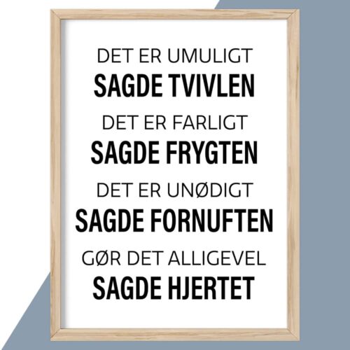 Plakat - personlige plakater - plakater - stort udvalg hos Hjemlux.dk