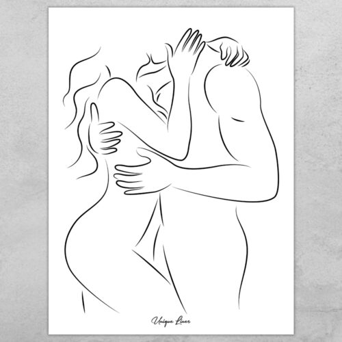 Unique Lines - Lovers #1 | Plakat