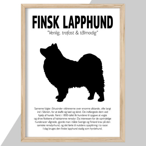 Plakat - personlige hunde plakater - stort udvalg hos Hjemlux.dk