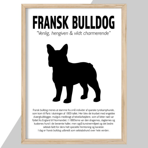 Plakat - personlige hunde plakater - stort udvalg hos Hjemlux.dk