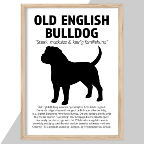 Plakat - personlige hunde plakater - stort udvalg hos Hjemlux.dk