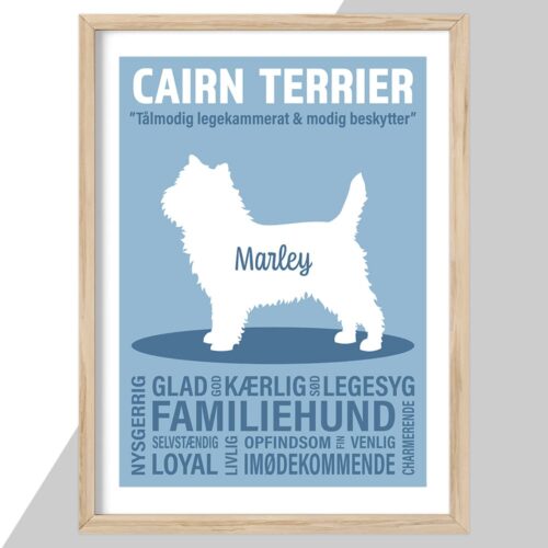 Plakat - personlige hunde plakater - stort udvalg hos Hjemlux.dk