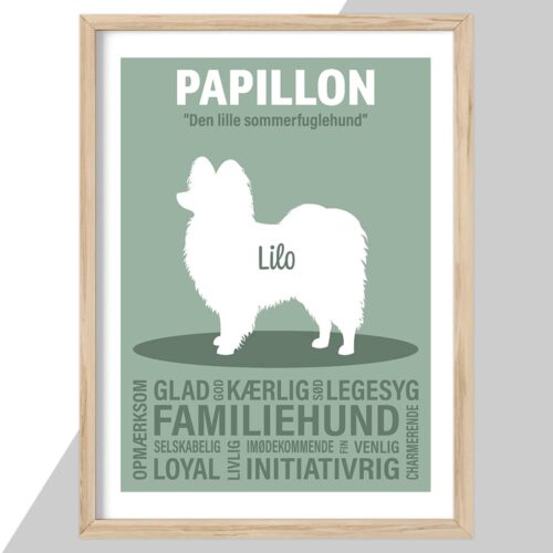 Plakat - personlige hunde plakater - stort udvalg hos Hjemlux.dk