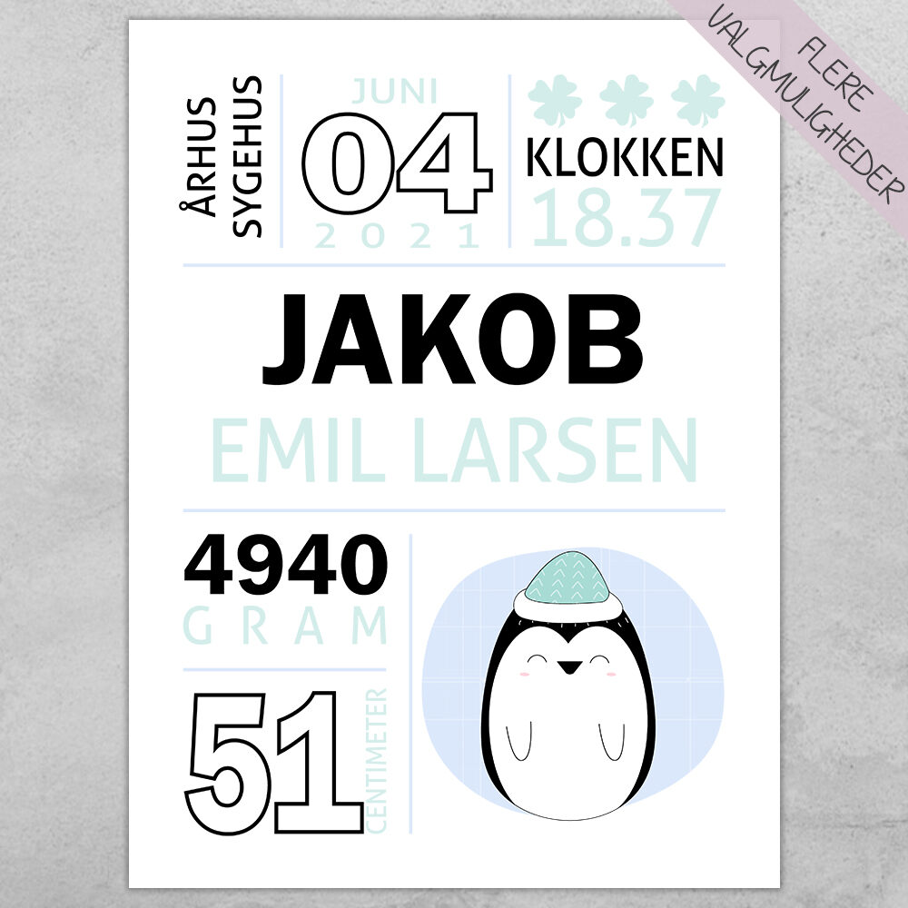 Plakat - personlige plakater - plakater - stort udvalg hos Hjemlux.dk