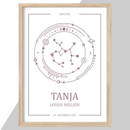 Plakat personlig - Stjernetegn skytten - My Zodiac