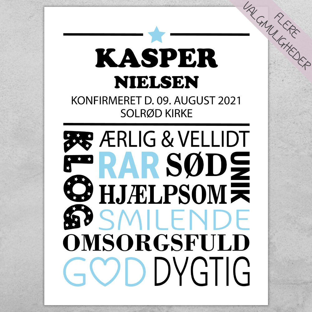 Plakat - personlige plakater - plakater - stort udvalg hos Hjemlux.dk