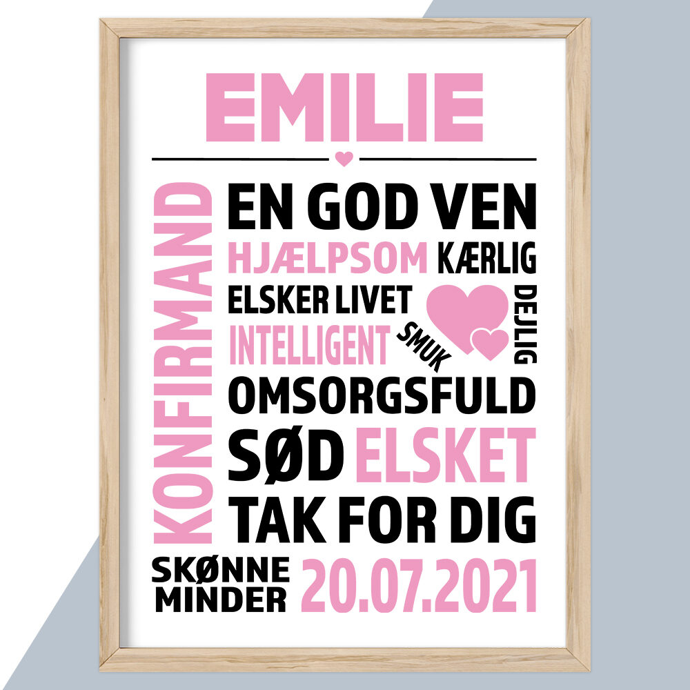 Plakat - personlige plakater - plakater - stort udvalg hos Hjemlux.dk