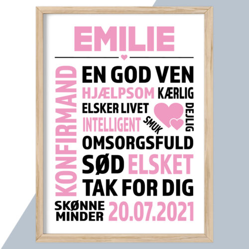 Plakat - personlige plakater - plakater - stort udvalg hos Hjemlux.dk