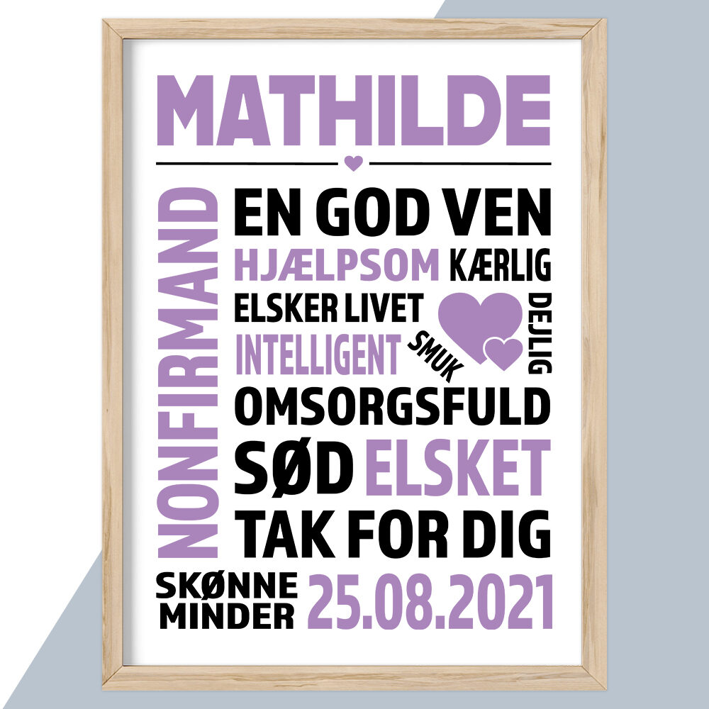 Plakat - personlige plakater - plakater - stort udvalg hos Hjemlux.dk