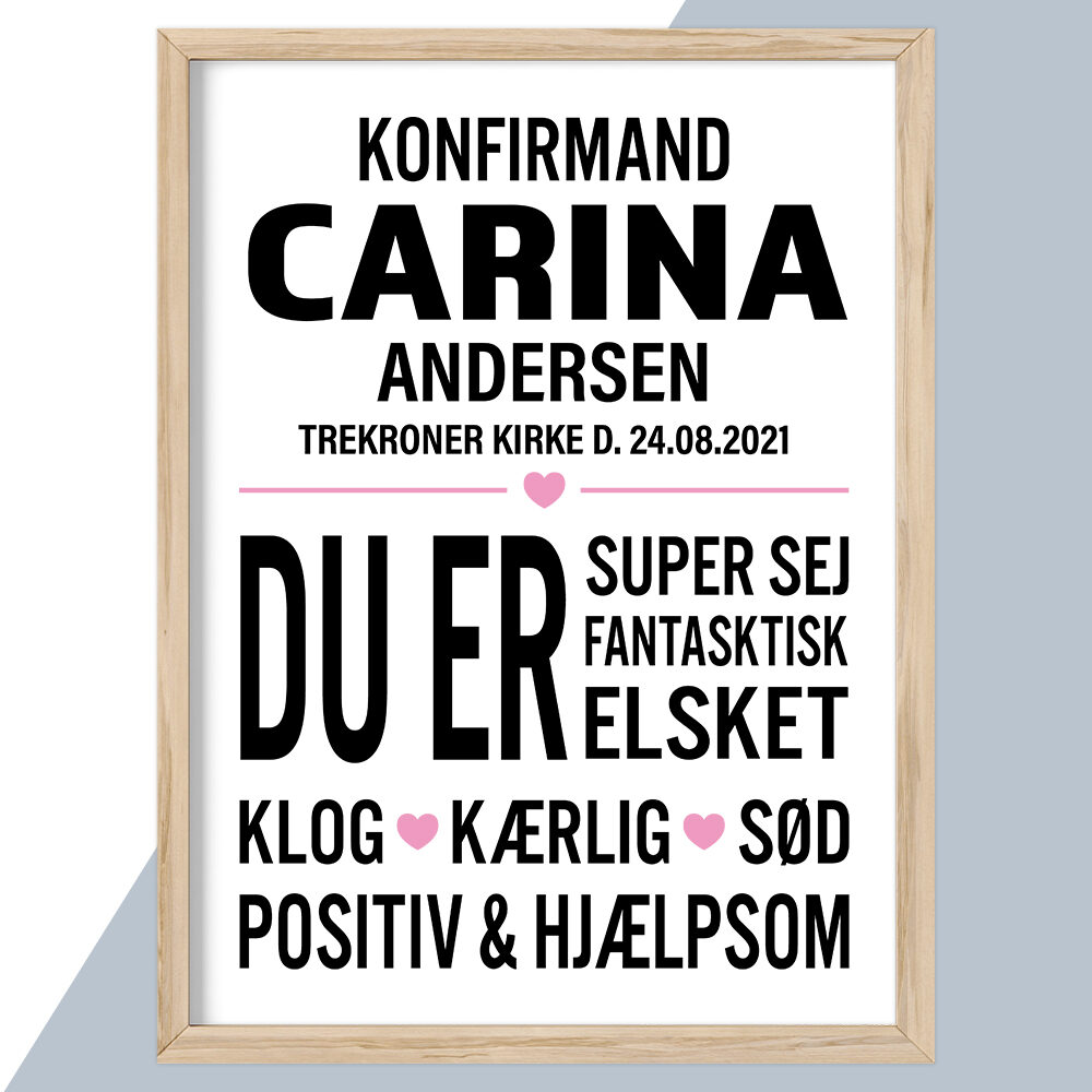 Plakat - personlige plakater - plakater - stort udvalg hos Hjemlux.dk