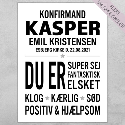 Plakat - personlige plakater - plakater - stort udvalg hos Hjemlux.dk