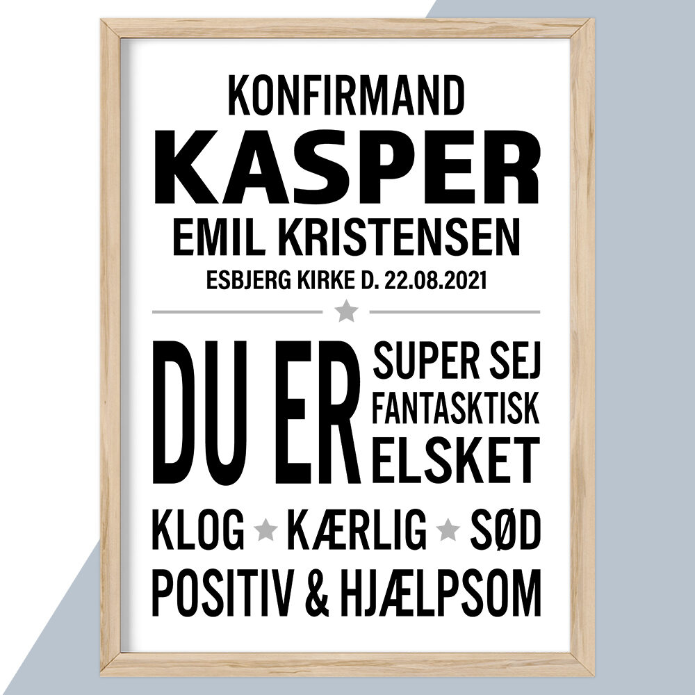 Plakat - personlige plakater - plakater - stort udvalg hos Hjemlux.dk