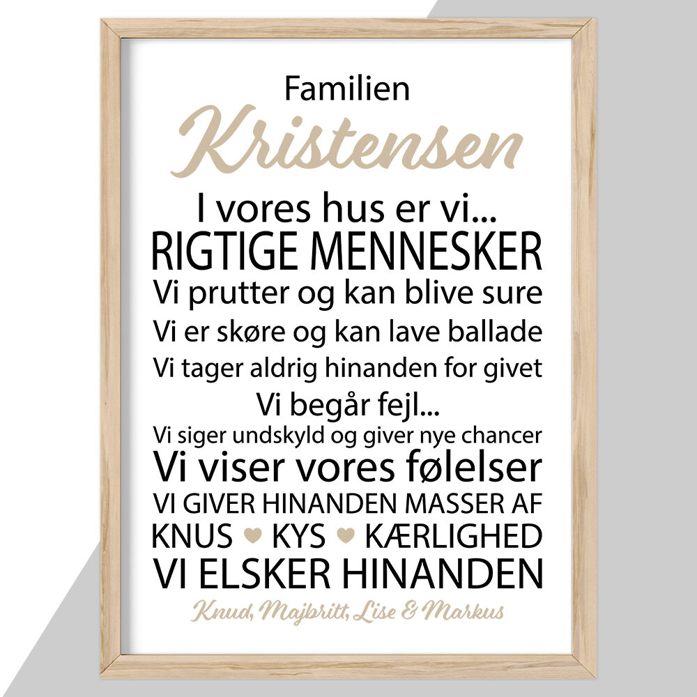 Plakat - personlige plakater - plakater - stort udvalg hos Hjemlux.dk