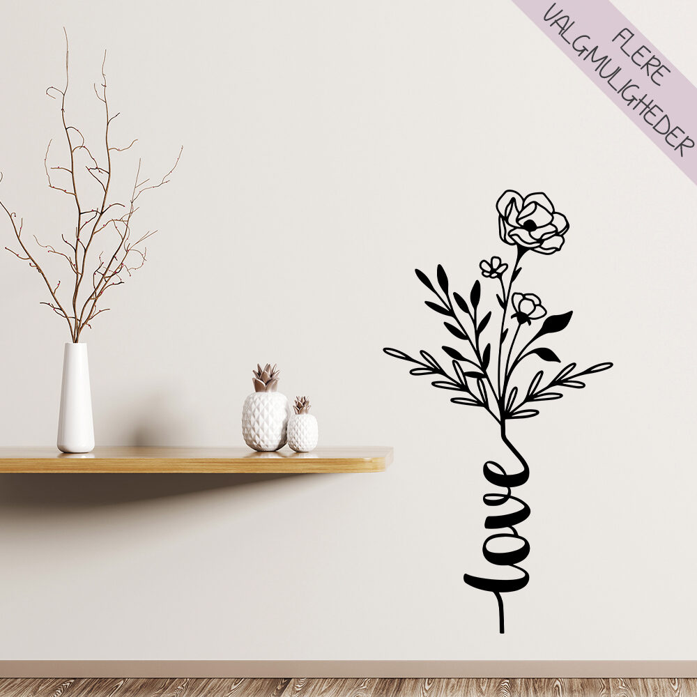 Wallstickers - stort udvalg hos Hjemlux.dk