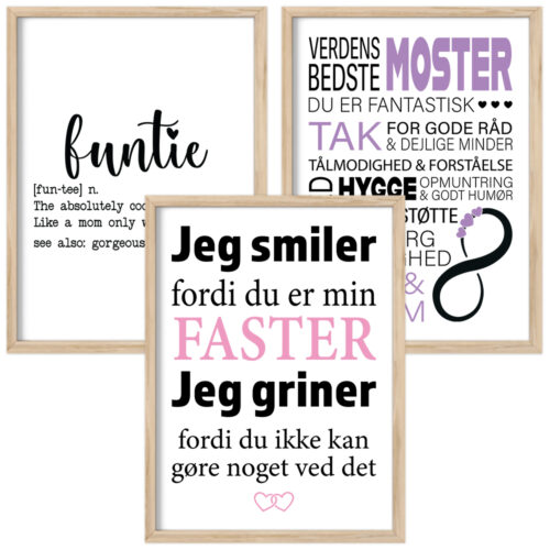 Andre familiemedlemmer plakat