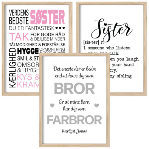 Børn & Søskende plakat