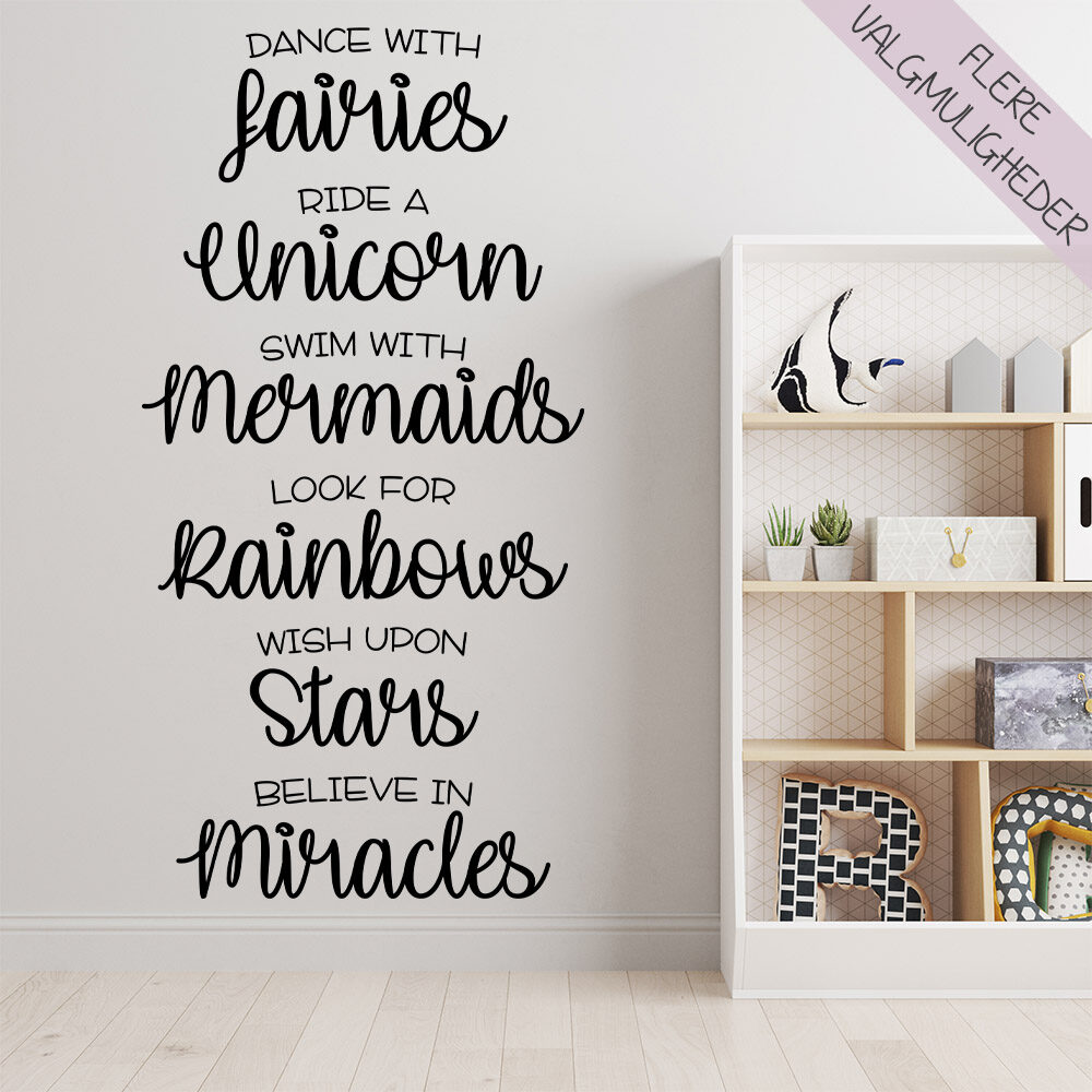 Wallstickers - stort udvalg hos Hjemlux.dk