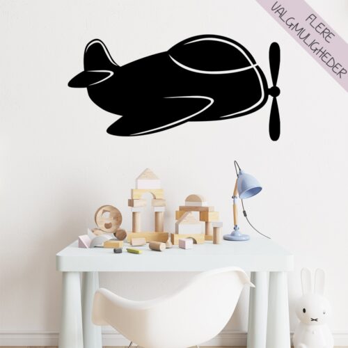 Flyvemaskine design 1 | wallsticker
