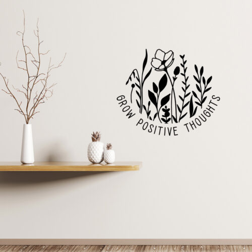 Wallstickers med blomster og planter