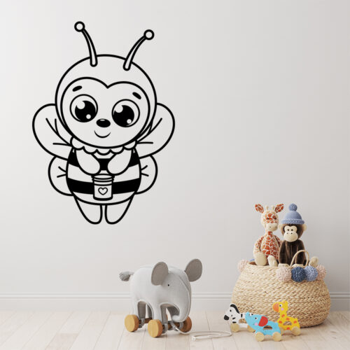Børne wallstickers med dyr og natur